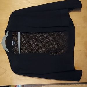 Unique black shrug
